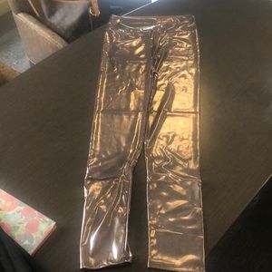 Pewter legging pants. Size large. Never been worn.